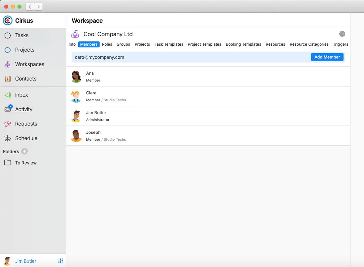 Interface Cirkus: fonctionnalités, prix, alternatives