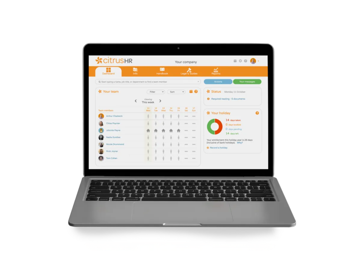 Interface citrusHR: fonctionnalités, prix, alternatives
