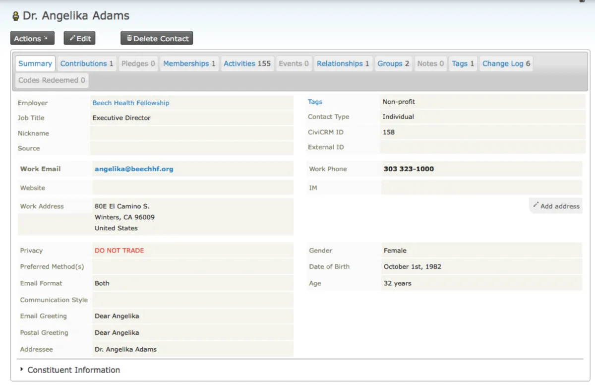 Civicrm: avis sur le logiciel CRM: fonctionnalités, avantages, inconvénients et tarifs
