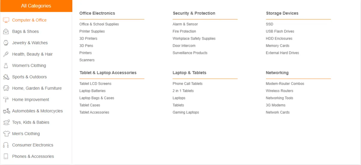 Interface CJdropshipping: image, ergonomie, alternatives