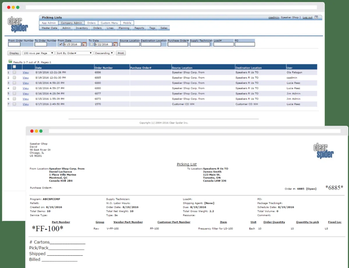 Interface Clear Spider: fonctionnalités, prix, alternatives