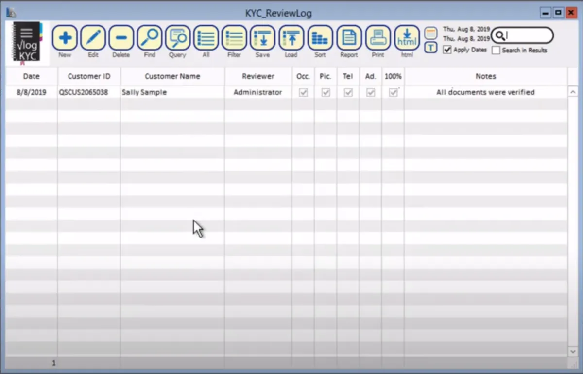 Interface Clear View KYC: image, ergonomie, alternatives