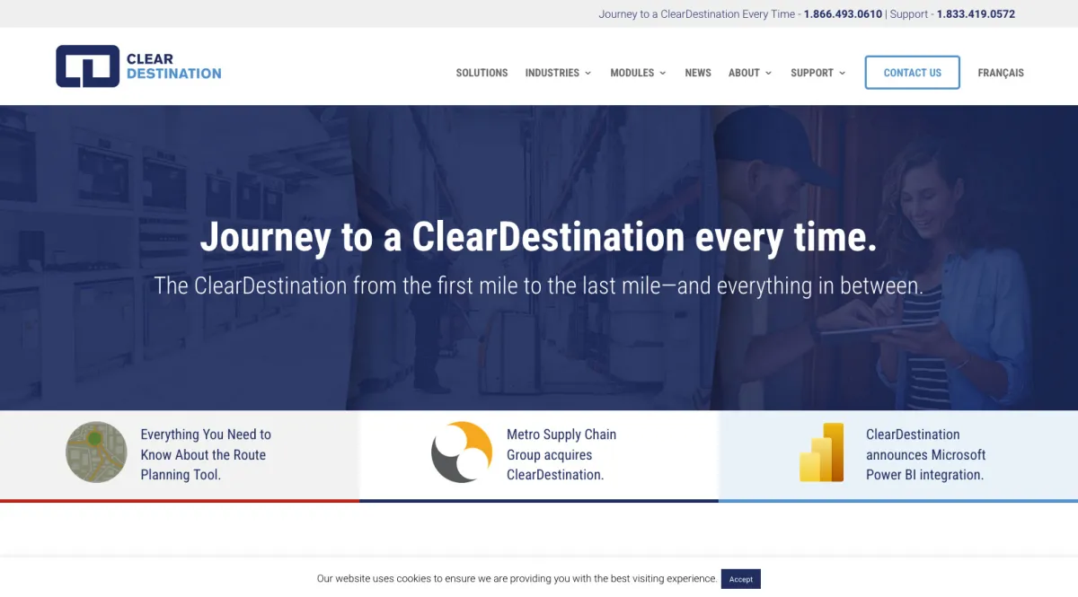 Interface ClearDestination : fonctionnalités, prix, alternatives