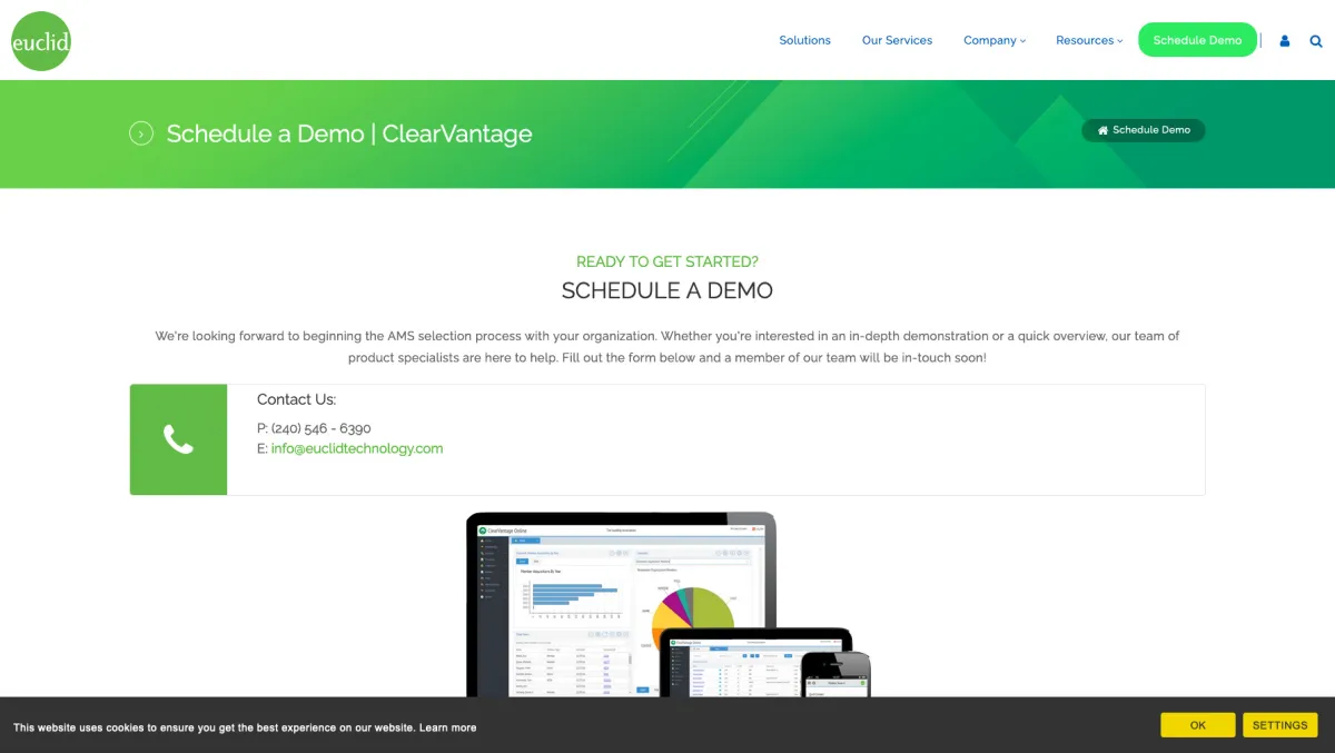 Interface ClearVantage : fonctionnalités, prix, alternatives