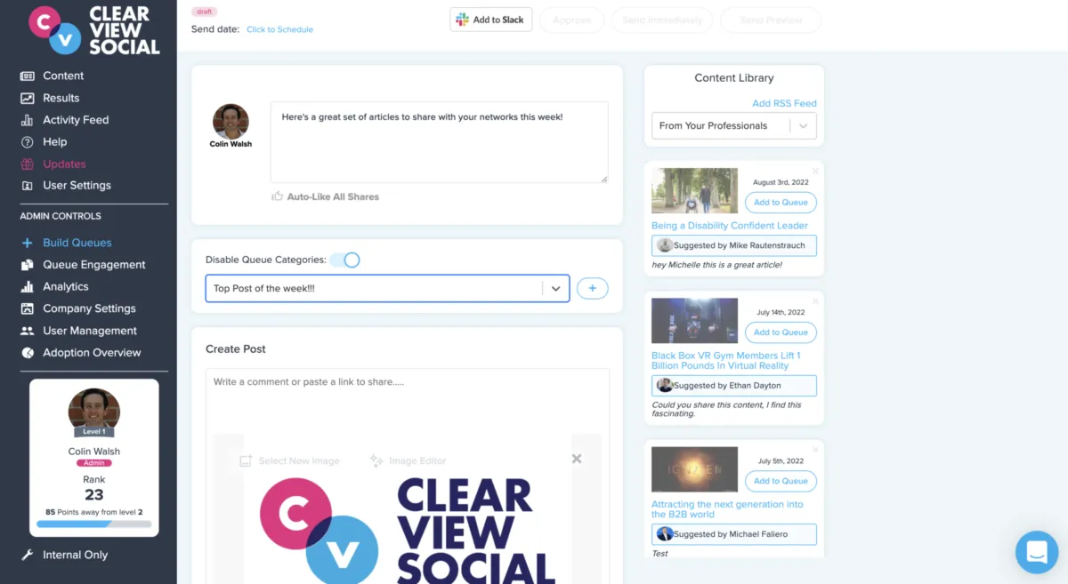 Interface ClearView Social: fonctionnalités, prix, alternatives Interface ClearView Social: fonctionnalités, prix, alternatives