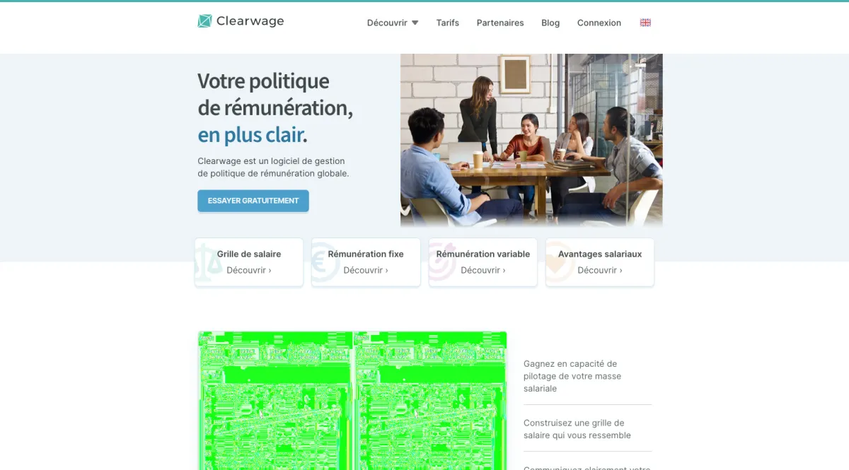 Interface Clearwage : fonctionnalités, prix, alternatives