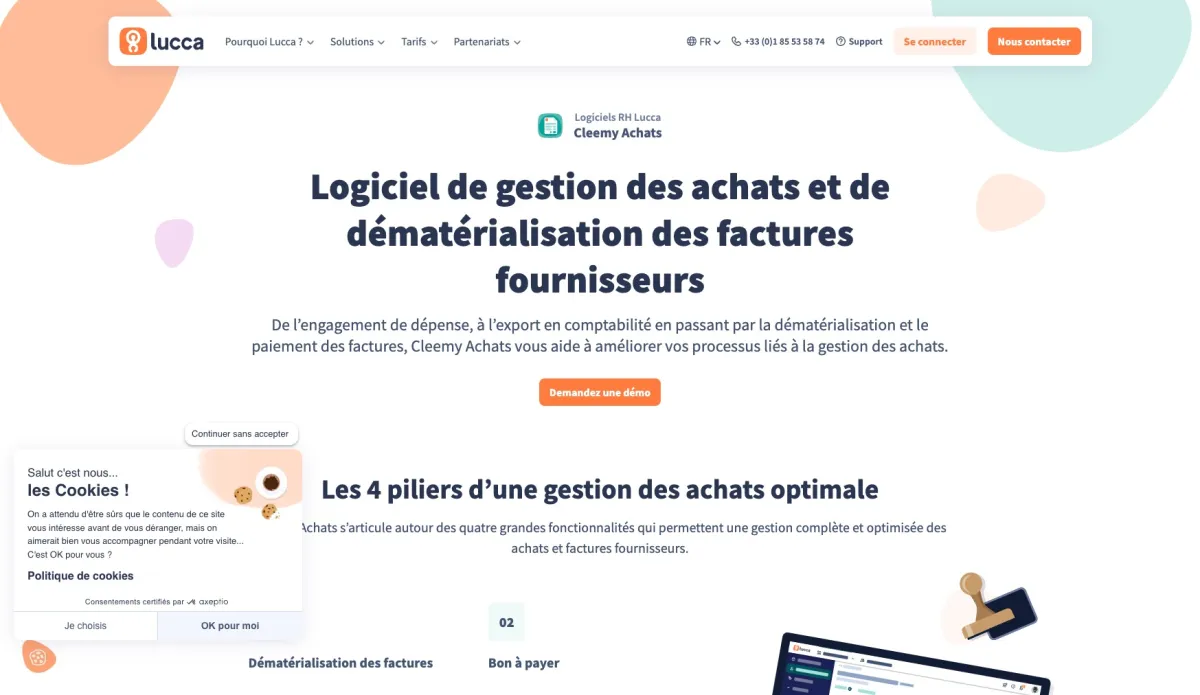 Interface Cleemy Achats : image, ergonomie, alternatives
