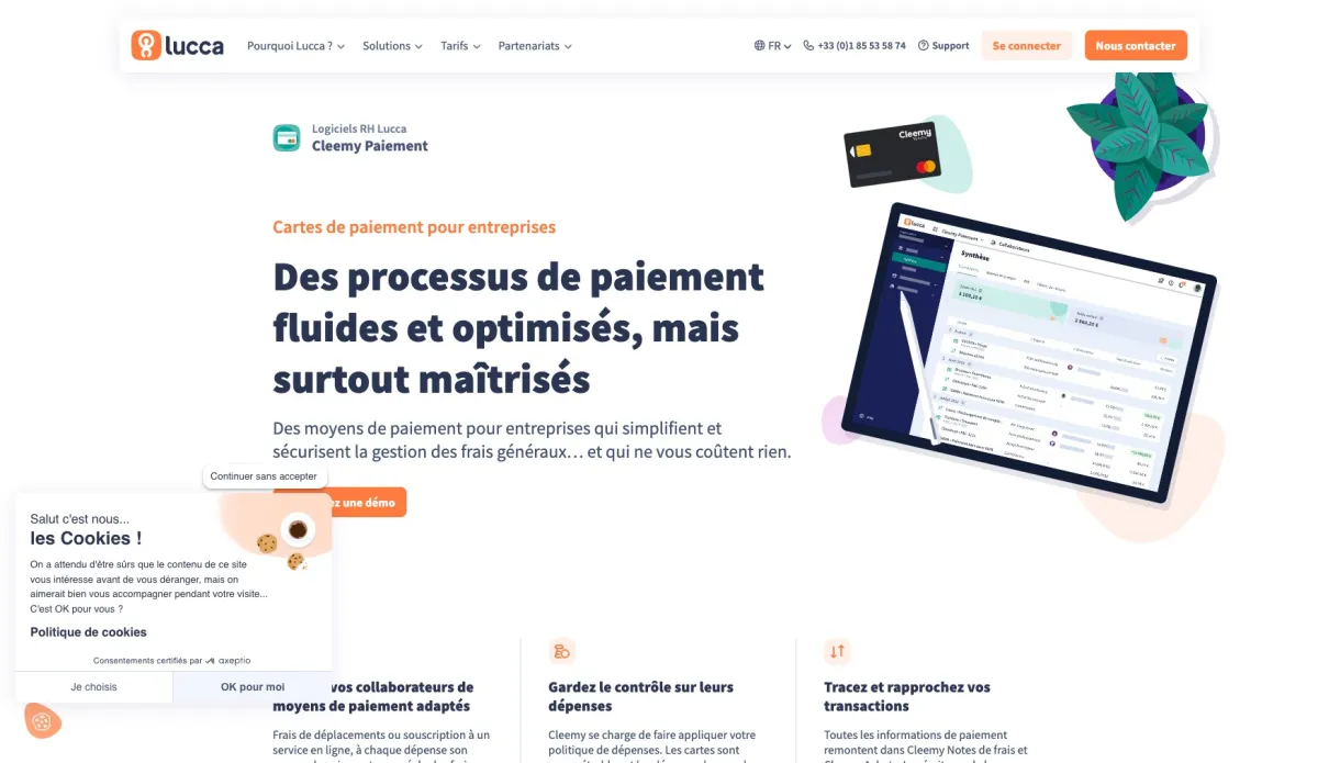 Interface Cleemy Paiement : fonctionnalités, prix, alternatives