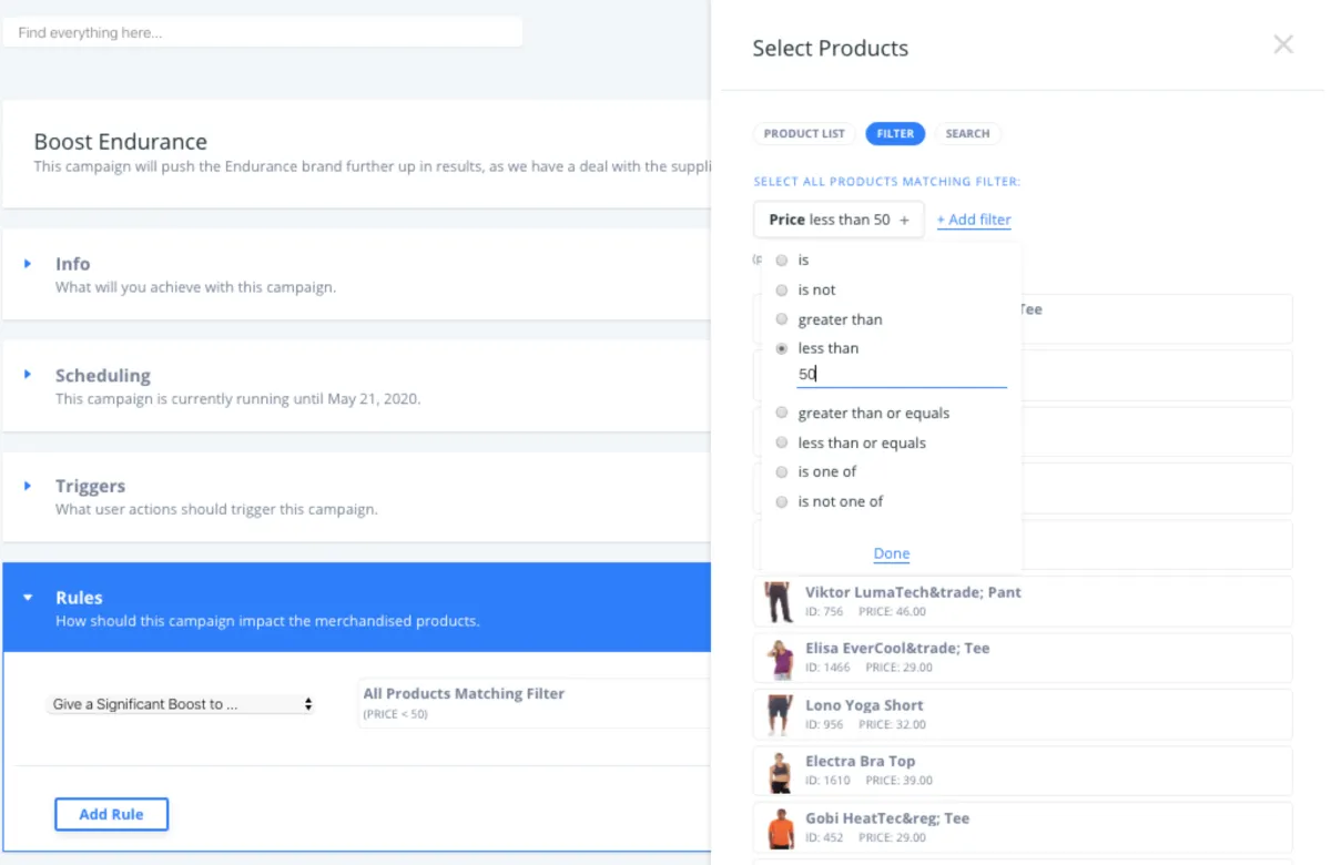 Interface Clerk.io: image, ergonomie, alternatives