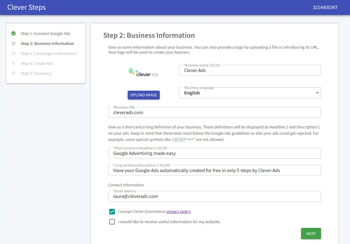 Notre avis sur Clever Ads : un logiciel de référencement gratuit (SEO: search engine optimization) à découvrir