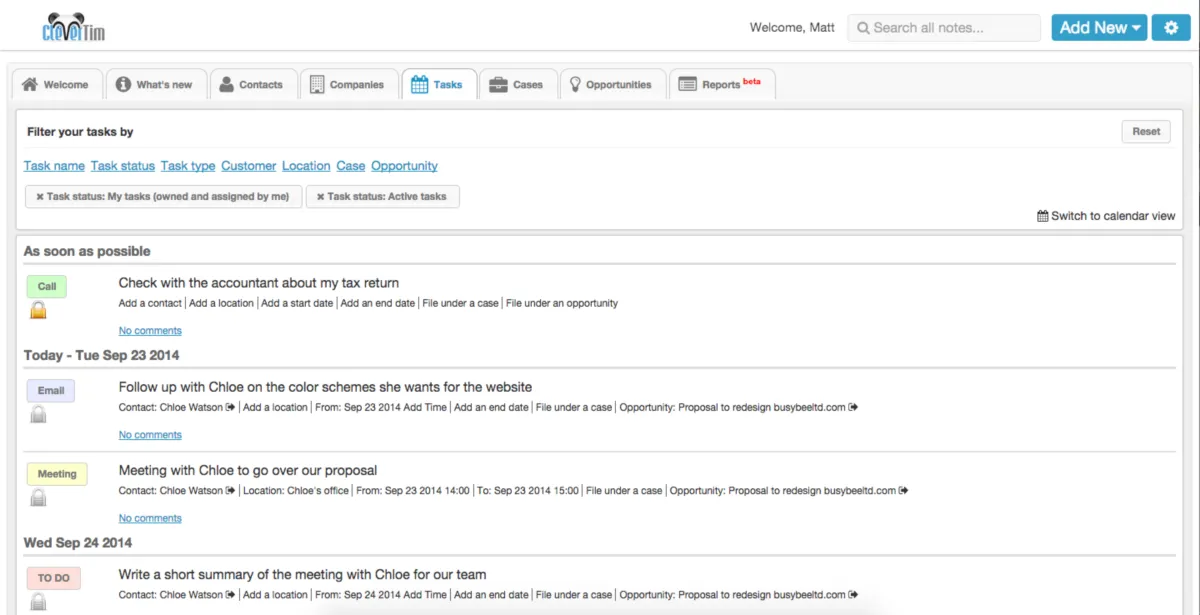 Interface Clevertim: fonctionnalités, prix, alternatives