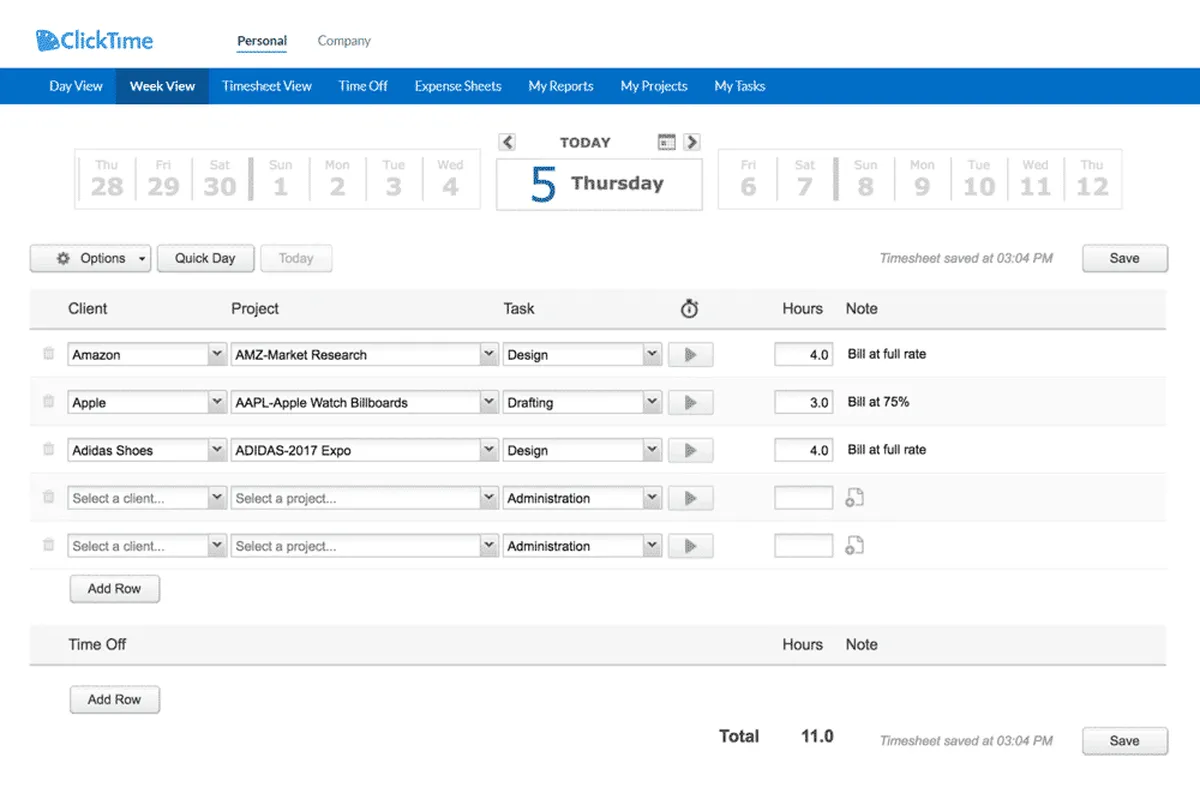 ClickTime: avis sur le logiciel de gestion des temps et activités (GTA: time tracking / pointage / badgeuse): fonctionnalités, avantages, inconvénients et tarifs ClickTime: avis sur le logiciel de gestion des temps et activités (GTA: time tracking / pointage / badgeuse): fonctionnalités, avantages, inconvénients et tarifs