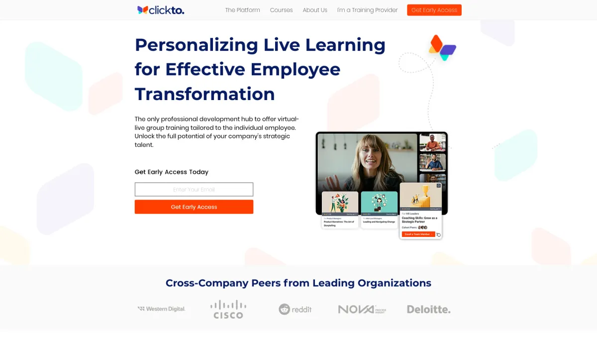 Interface Clickto : fonctionnalités, prix, alternatives