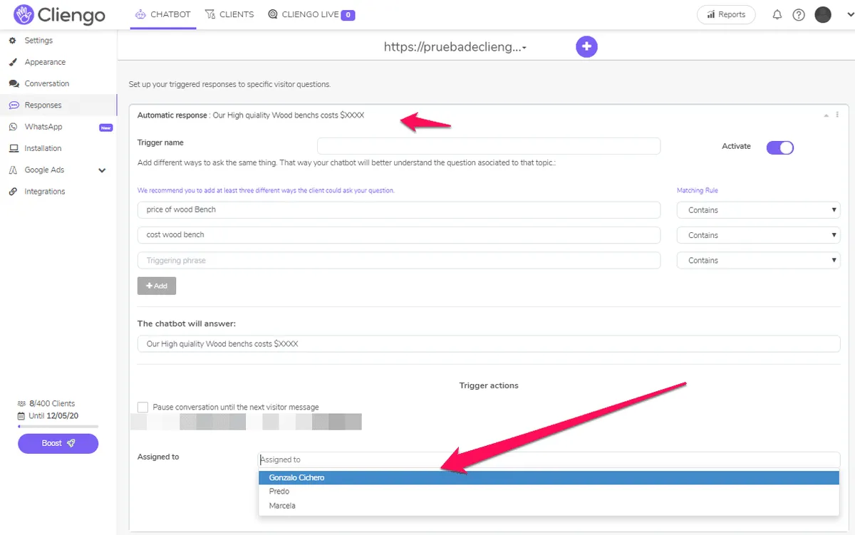 Cliengo: avis sur le logiciel de live chat: fonctionnalités, avantages, inconvénients et tarifs