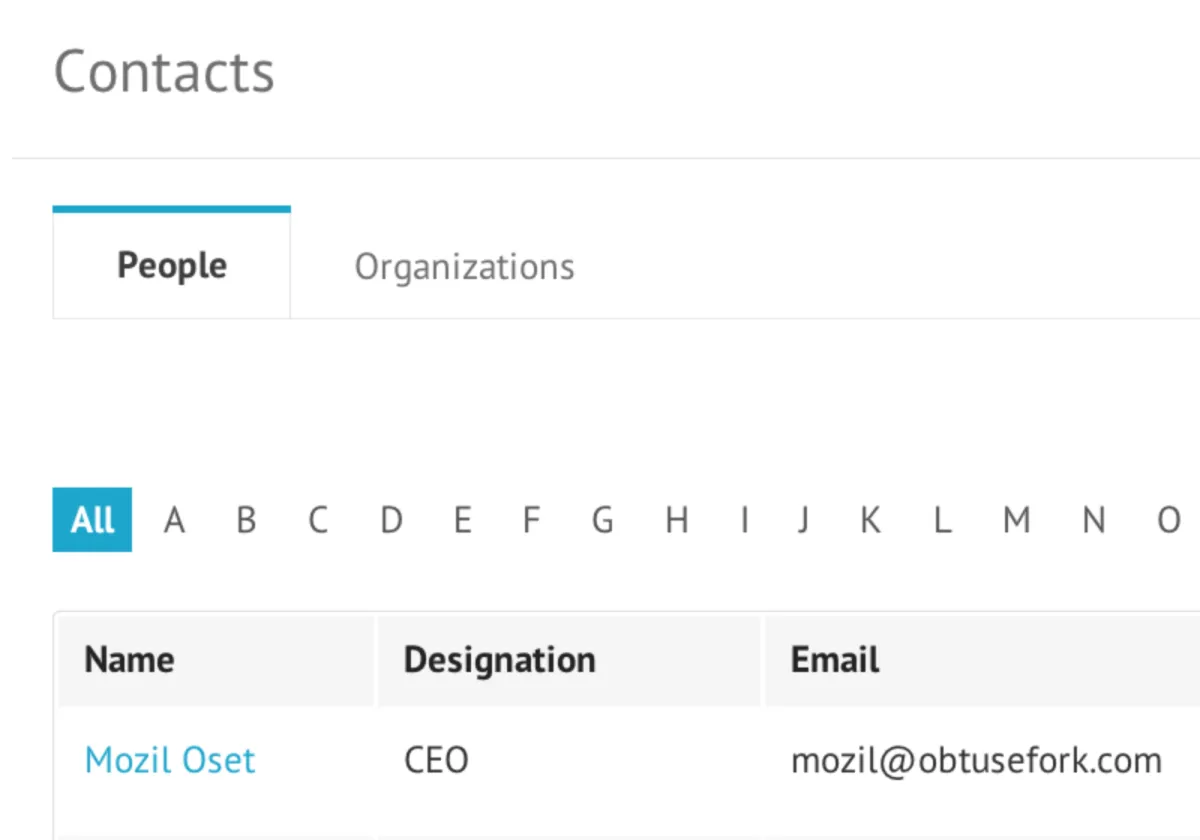 Interface ClinchPad CRM: fonctionnalités, prix, alternatives