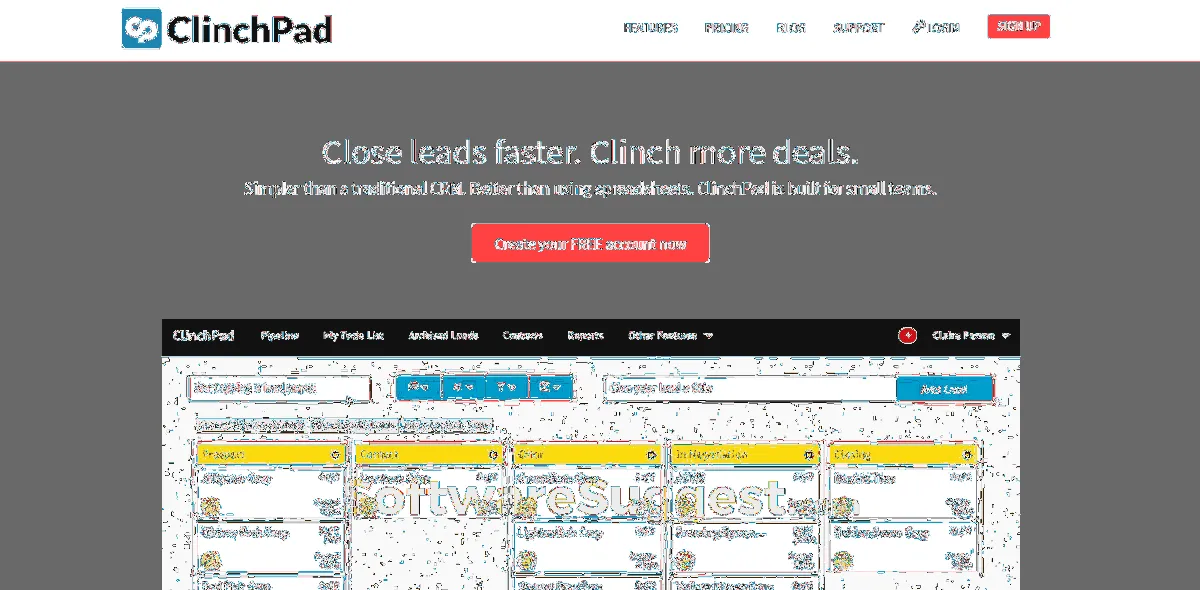 Notre avis sur ClinchPad CRM : un logiciel CRM à découvrir