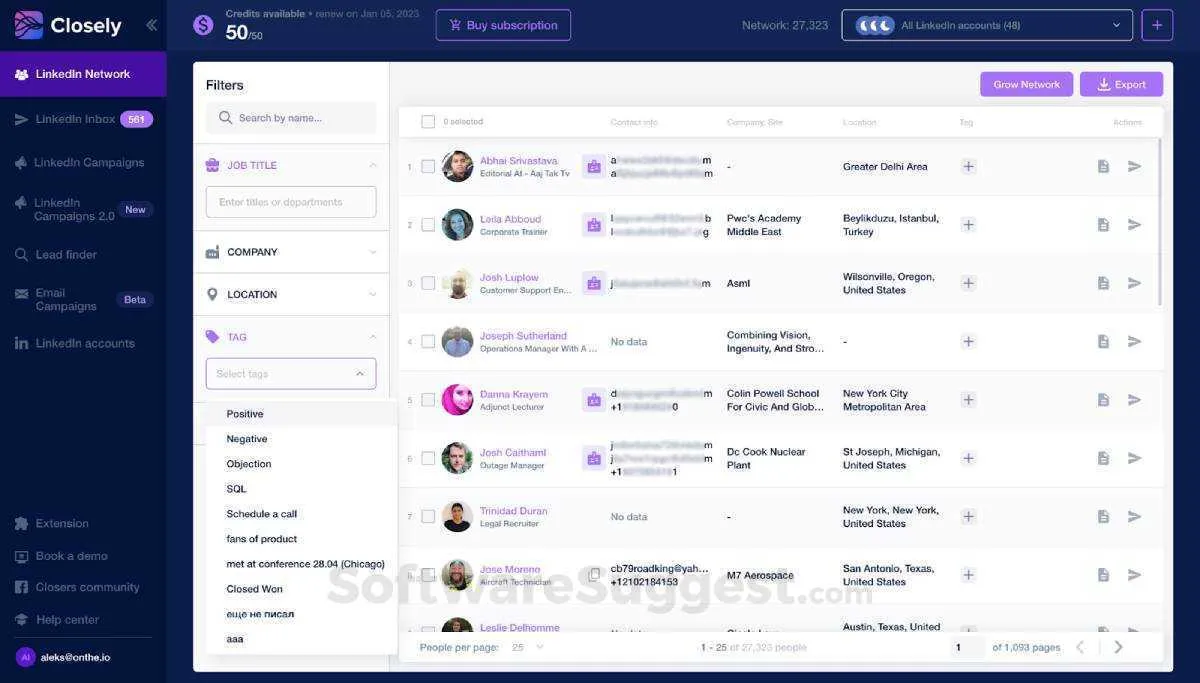 Closely: avis sur le logiciel de génération de leads (lead generation): fonctionnalités, avantages, inconvénients et tarifs Closely: avis sur le logiciel de génération de leads (lead generation): fonctionnalités, avantages, inconvénients et tarifs
