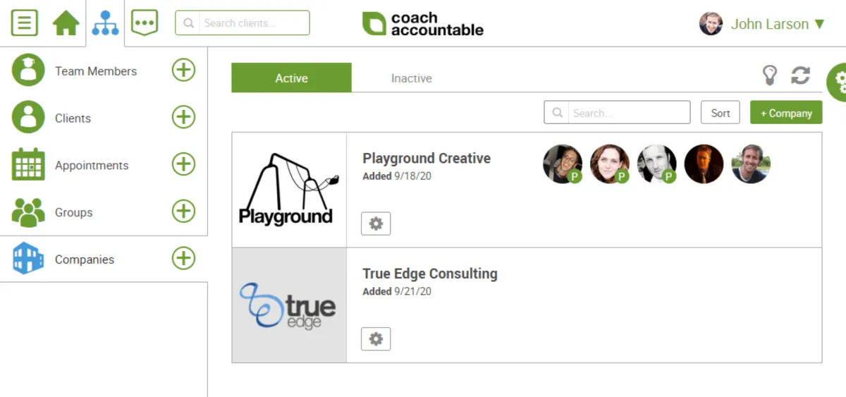 Interface Coachaccountable: fonctionnalités, prix, alternatives Interface Coachaccountable: fonctionnalités, prix, alternatives
