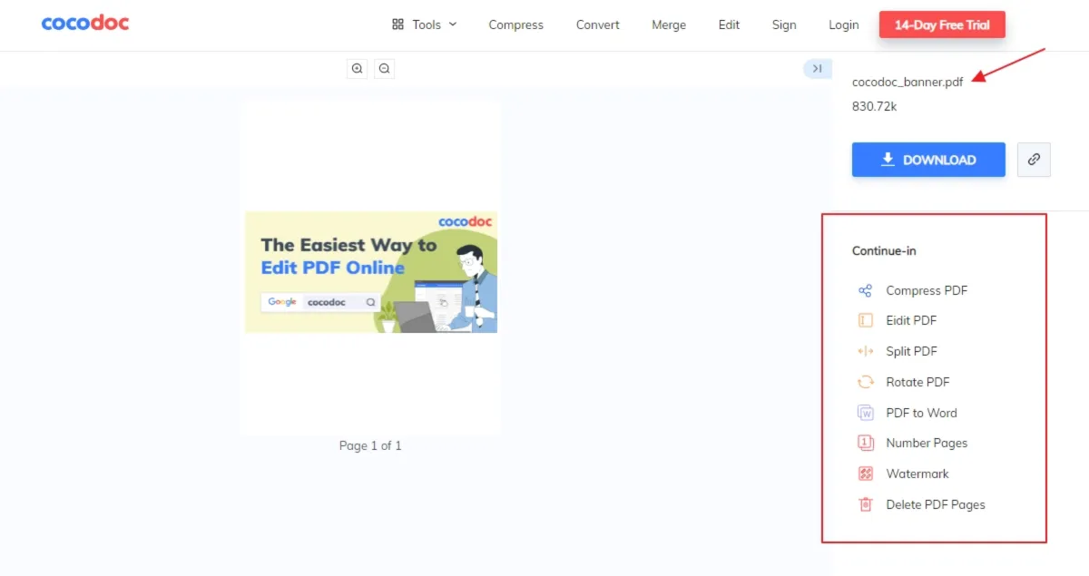 Notre avis sur CocoDoc : un éditeur PDF à découvrir