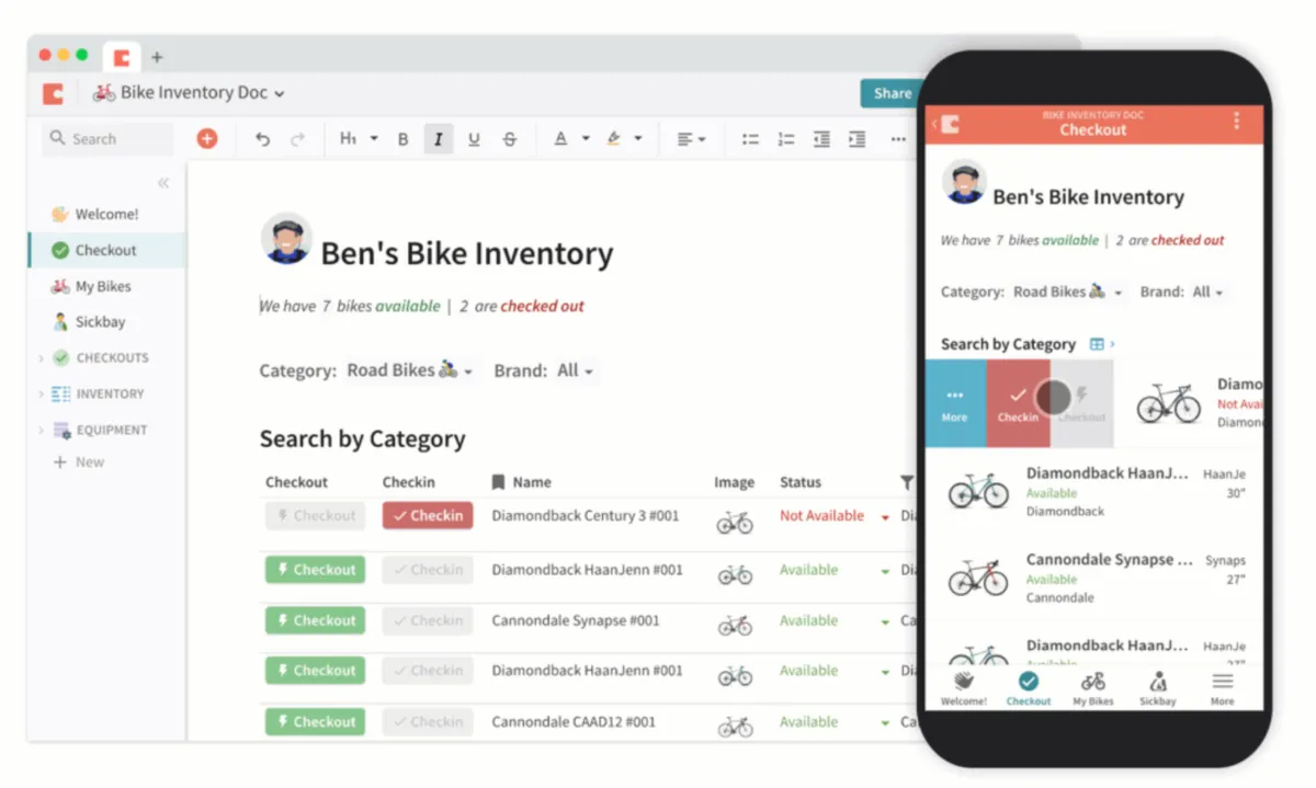 Interface Coda: fonctionnalités, prix, alternatives