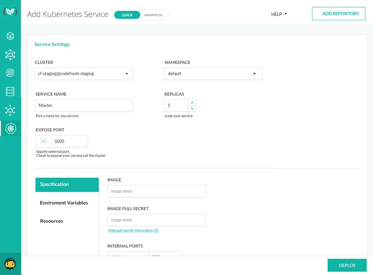 Interface Codefresh: fonctionnalités, prix, alternatives