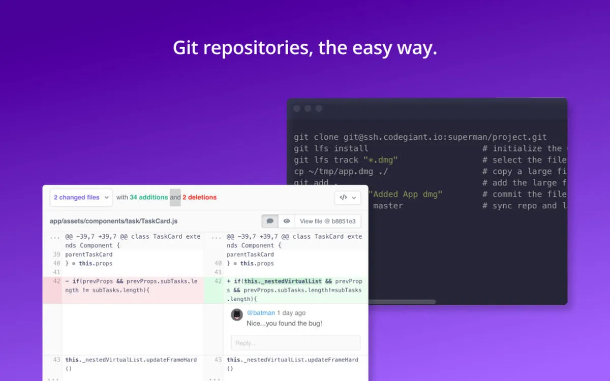 Interface Codegiant: fonctionnalités, prix, alternatives