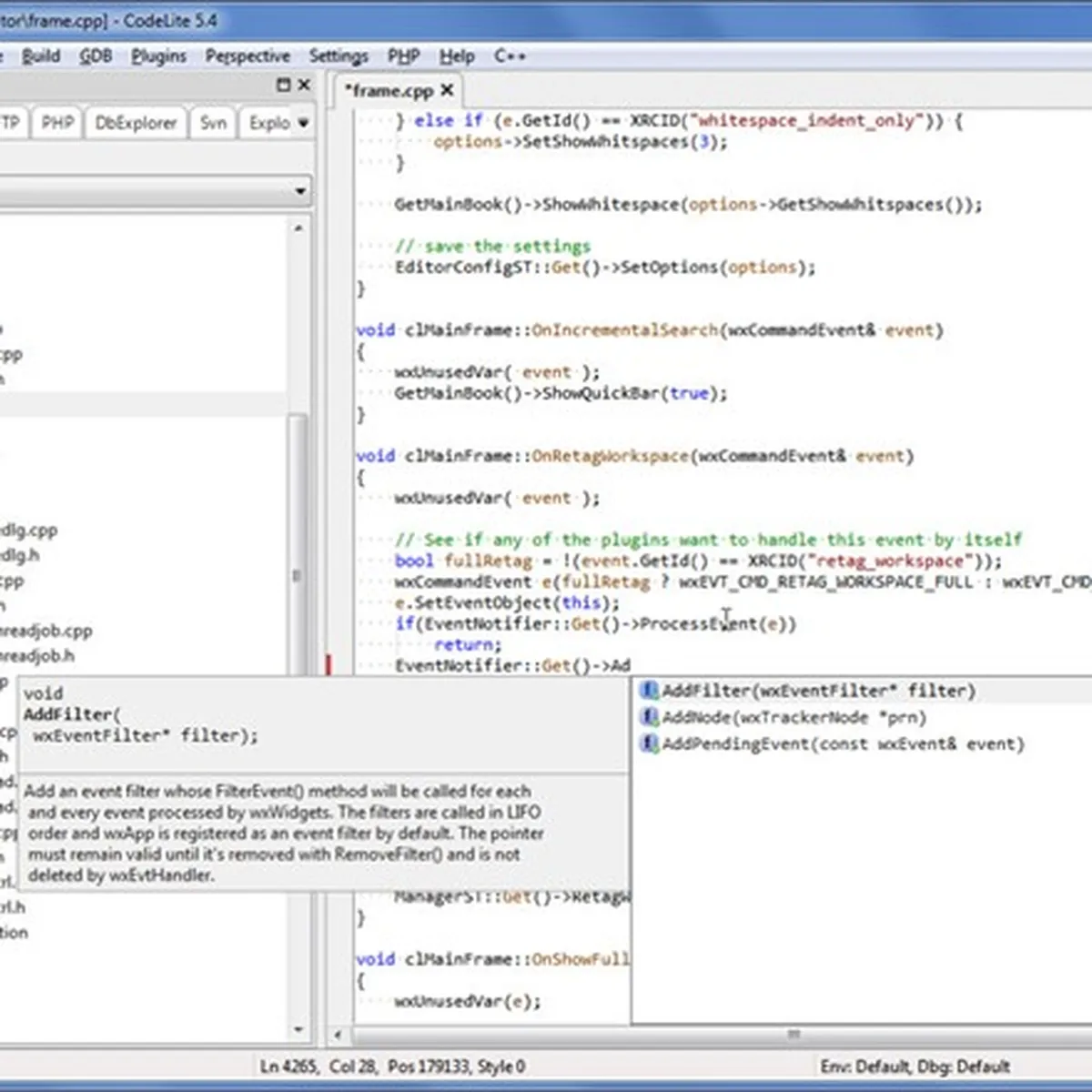 CodeLite: avis sur le logiciel IDE (environnement de développement intégré): fonctionnalités, avantages, inconvénients et tarifs CodeLite: avis sur le logiciel IDE (environnement de développement intégré): fonctionnalités, avantages, inconvénients et tarifs