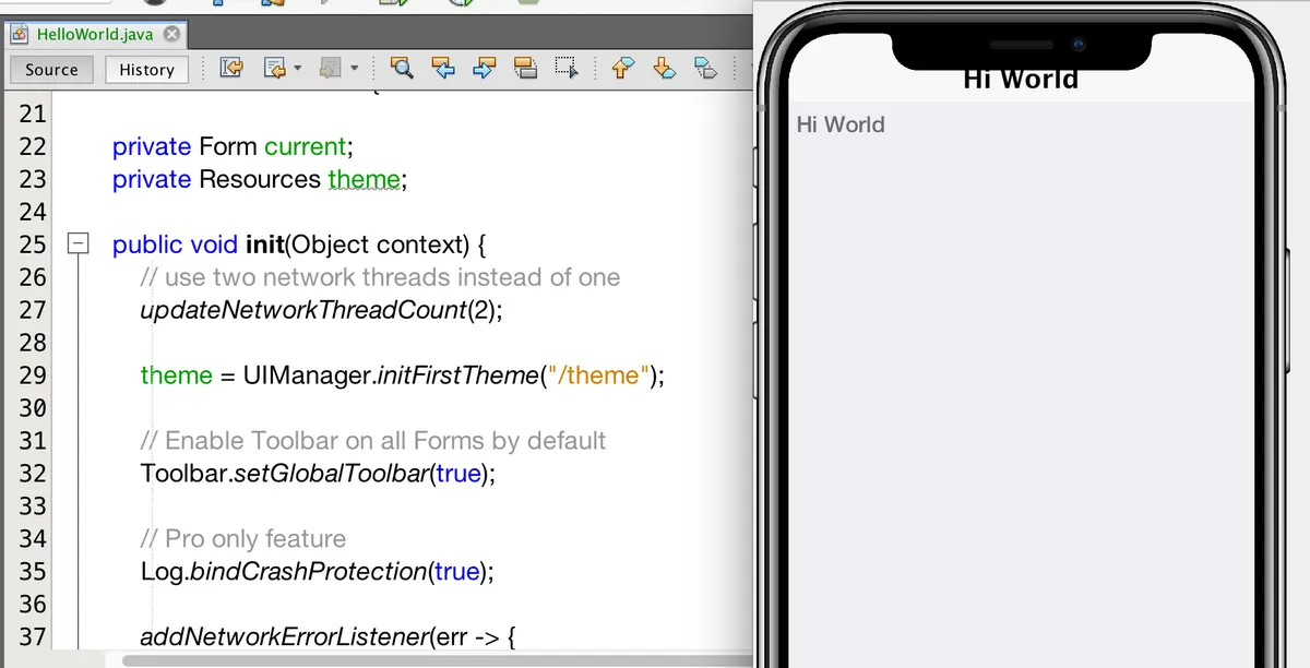 Notre avis sur Codename One : un logiciel de développement d'applications (app builder) à découvrir