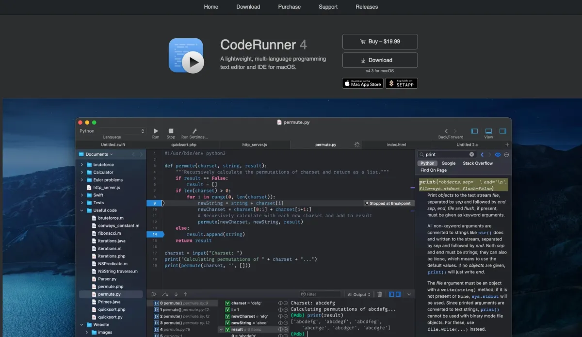 Notre avis sur CodeRunner : un éditeur de code (code editor) à découvrir Notre avis sur CodeRunner : un éditeur de code (code editor) à découvrir
