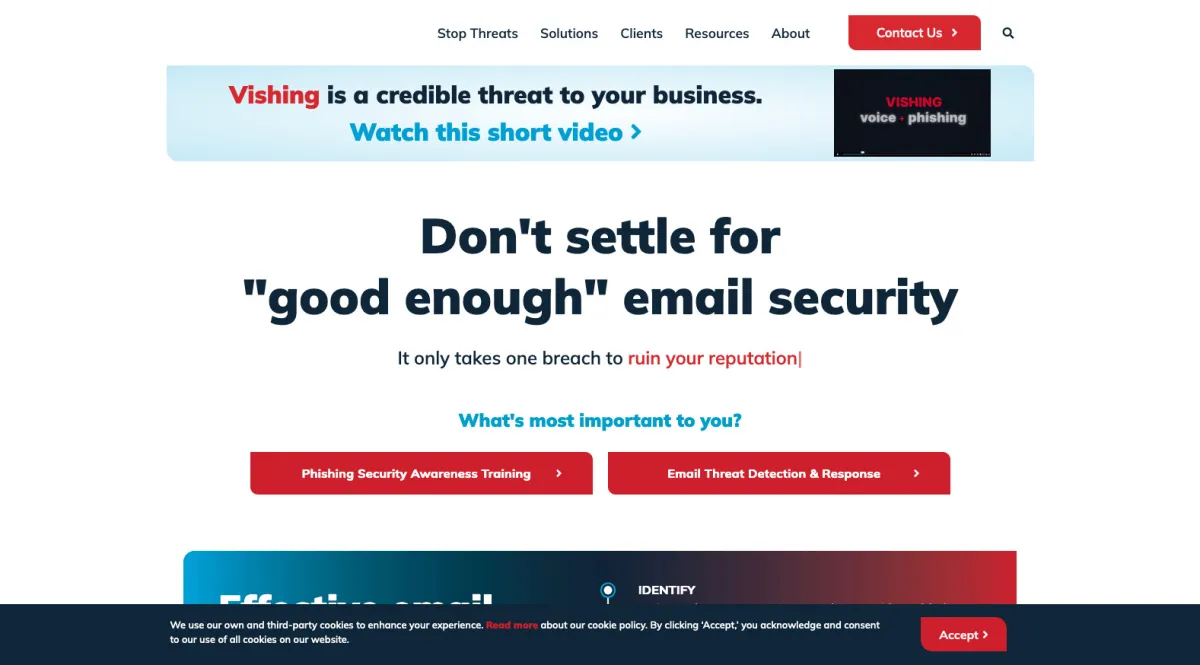 Interface Cofense PhishMe : fonctionnalités, prix, alternatives