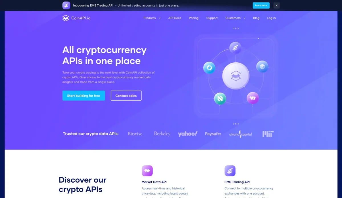 Notre avis sur COINAPI : un progiciel à découvrir