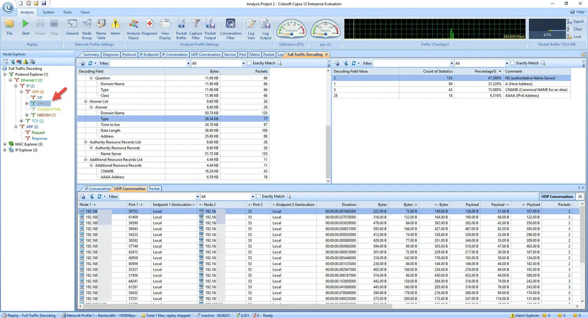 Interface Colasoft Capsa: image, ergonomie, alternatives Interface Colasoft Capsa: image, ergonomie, alternatives