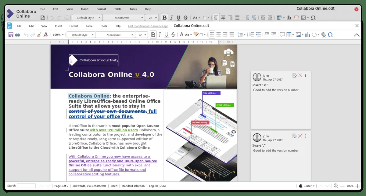 Notre avis sur Collabora Online : un logiciel de gestion de documents à découvrir