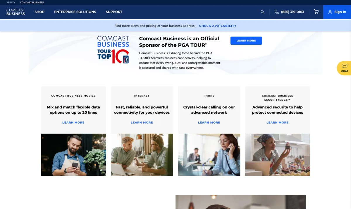 Interface Comcast Business : fonctionnalités, prix, alternatives Interface Comcast Business : fonctionnalités, prix, alternatives