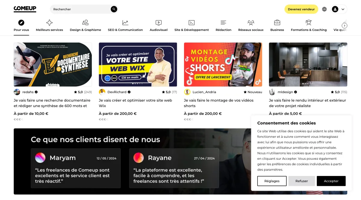 ComeUp: avis sur le logiciel de productivité: fonctionnalités, avantages, inconvénients et tarifs