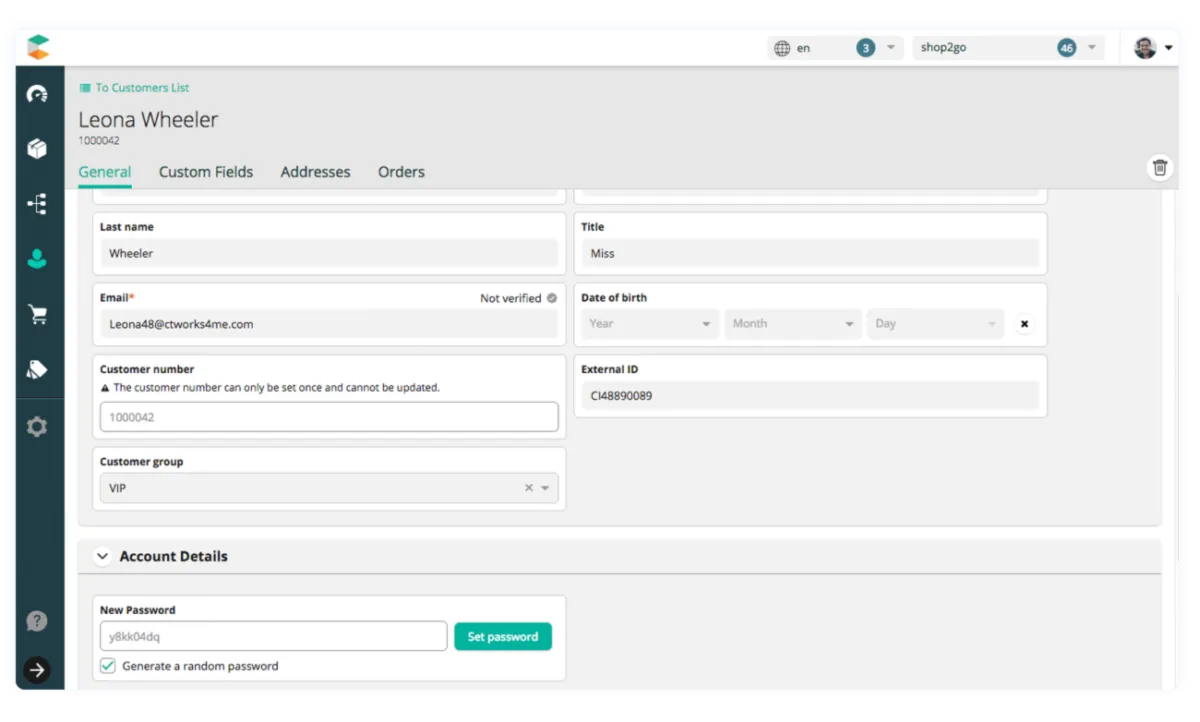 Interface commercetools: fonctionnalités, prix, alternatives