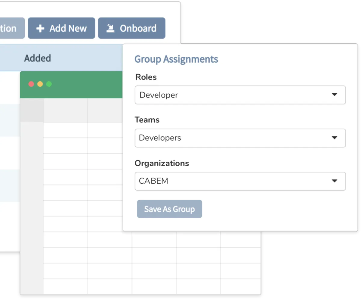Interface Competency Manager: image, ergonomie, alternatives