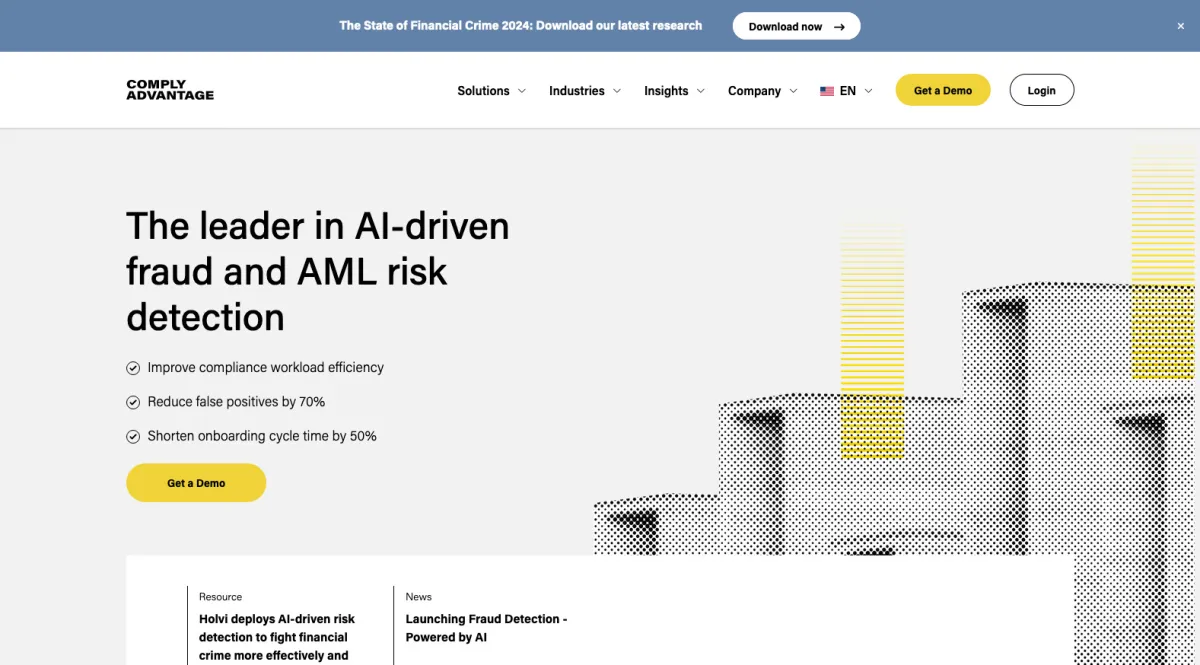 Notre avis sur Complyadvantage : un logiciel anti-blanchiment d'argent (AML: anti-money laundering) à découvrir Notre avis sur Complyadvantage : un logiciel anti-blanchiment d'argent (AML: anti-money laundering) à découvrir