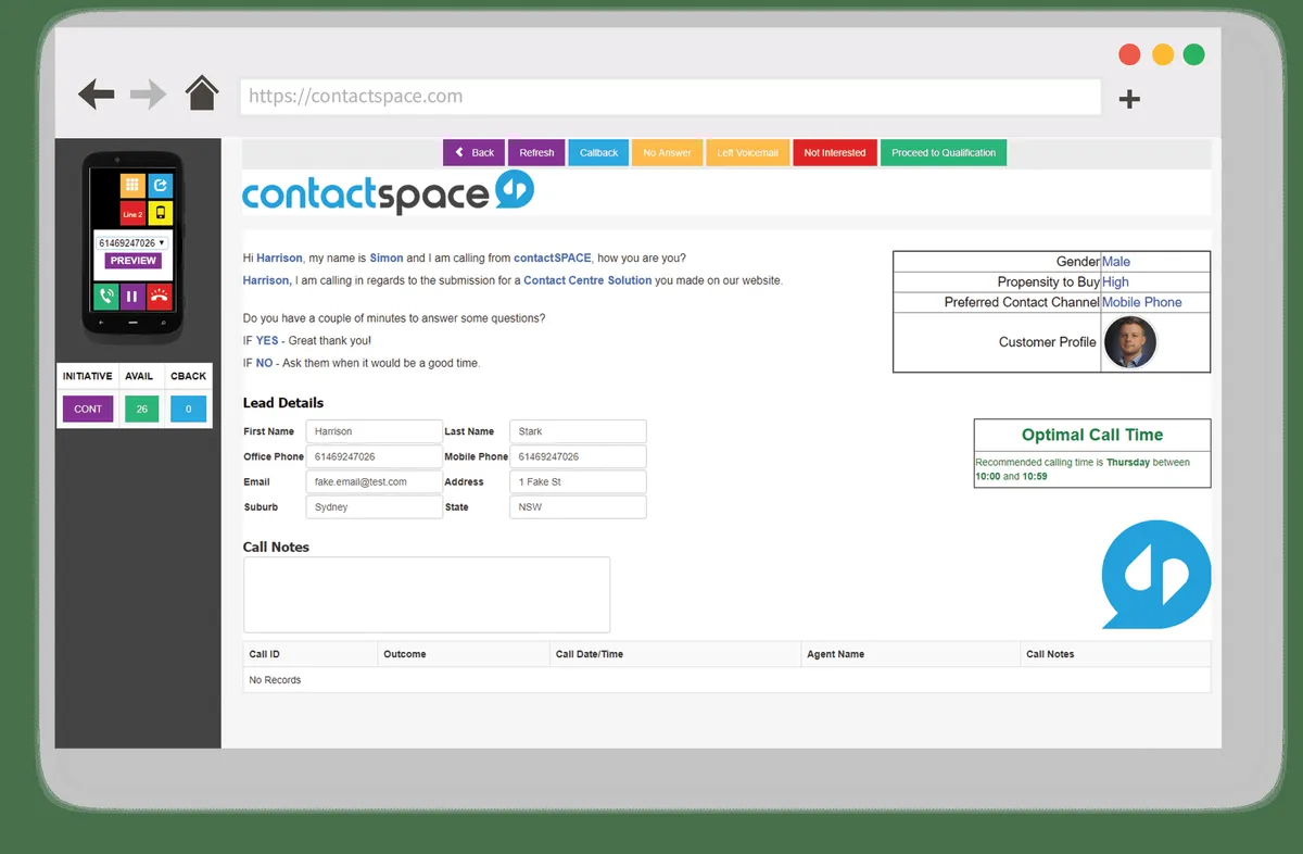 Notre avis sur contactSPACE : un logiciel pour centre d'appel (call center) à découvrir