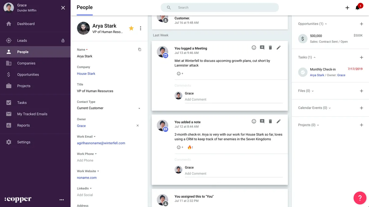 Copper CRM: avis sur le logiciel CRM: fonctionnalités, avantages, inconvénients et tarifs