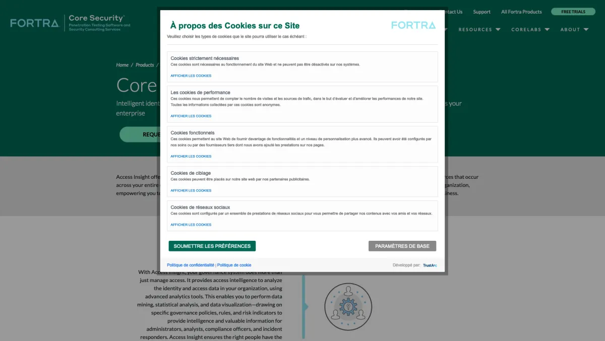 Interface Core Access Insight : fonctionnalités, prix, alternatives