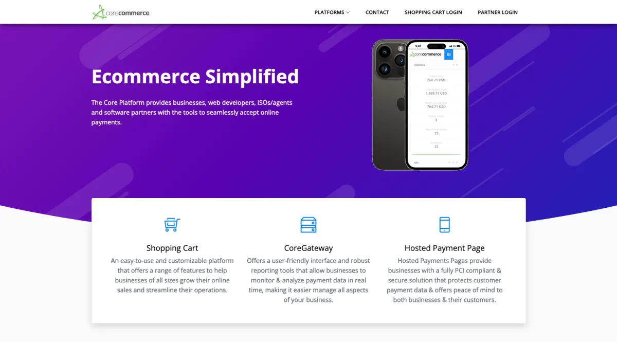 Interface Corecommerce : fonctionnalités, prix, alternatives