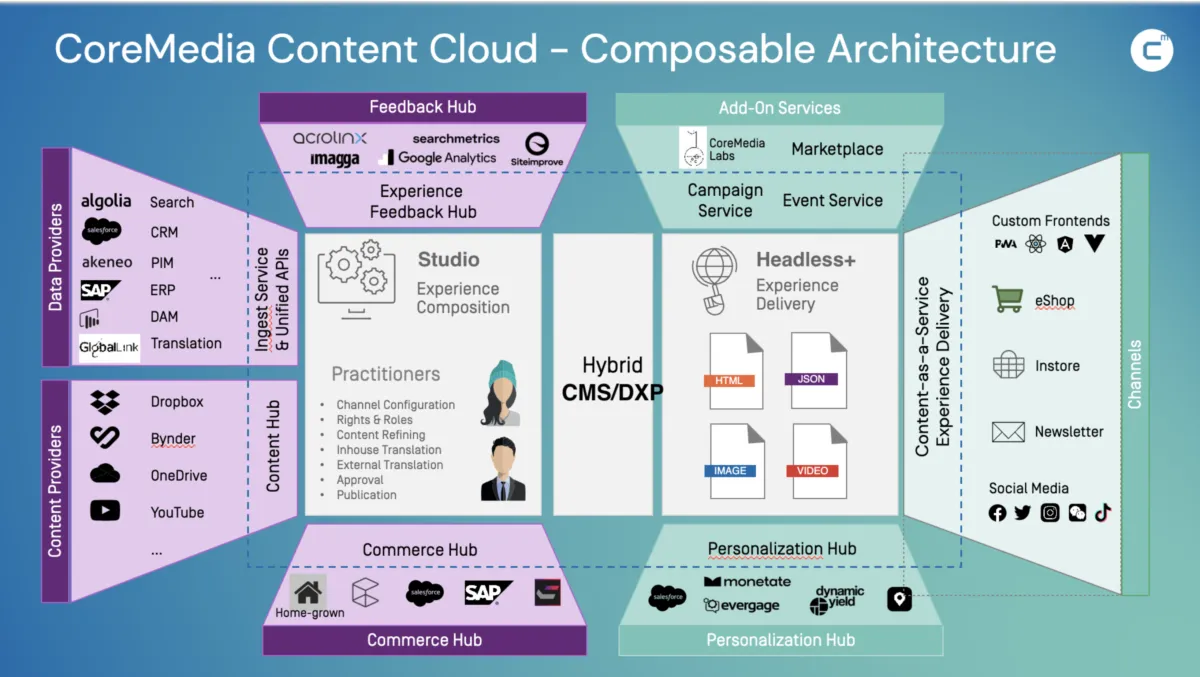 Interface CoreMedia CMS: image, ergonomie, alternatives