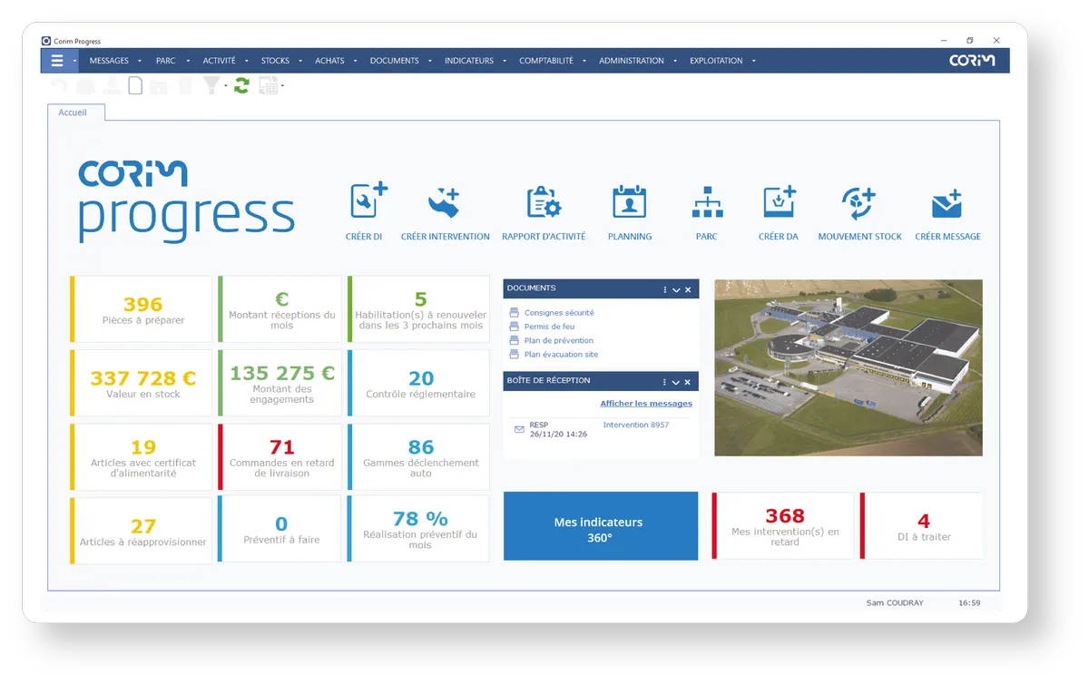 Corim Gmao: avis sur le logiciel GMAO / CMMS / maintenance préventive: fonctionnalités, avantages, inconvénients et tarifs Corim Gmao: avis sur le logiciel GMAO / CMMS / maintenance préventive: fonctionnalités, avantages, inconvénients et tarifs