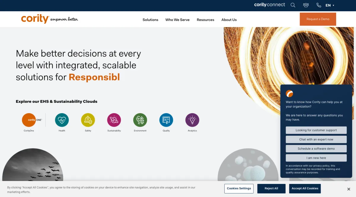 Interface Cority : image, ergonomie, alternatives