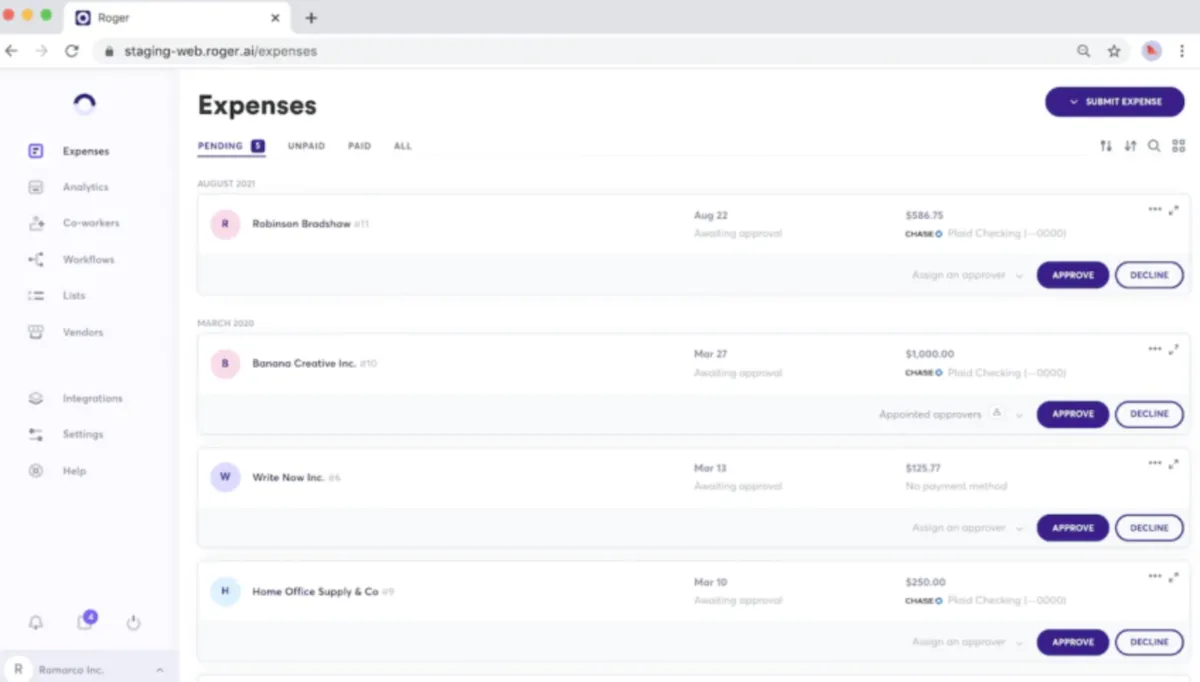 Interface Corpay One: fonctionnalités, prix, alternatives