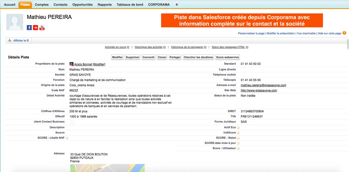Notre avis sur Corporama : un logiciel de génération de leads (lead generation) à découvrir