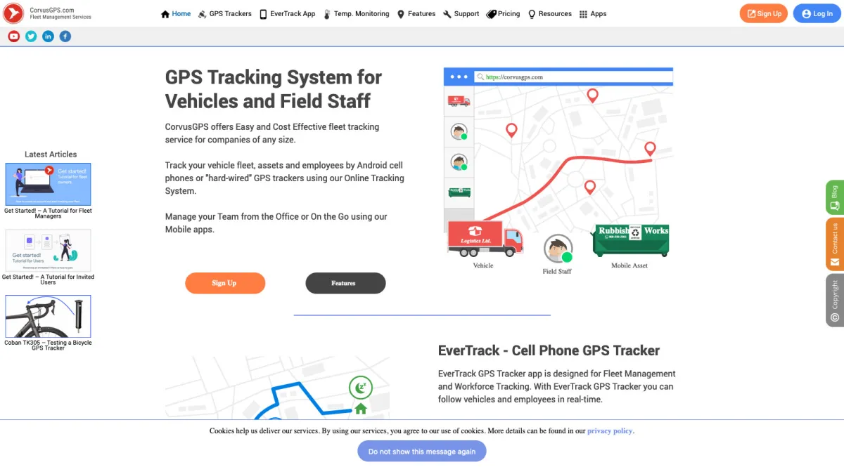 Interface CorvusGPS : fonctionnalités, prix, alternatives