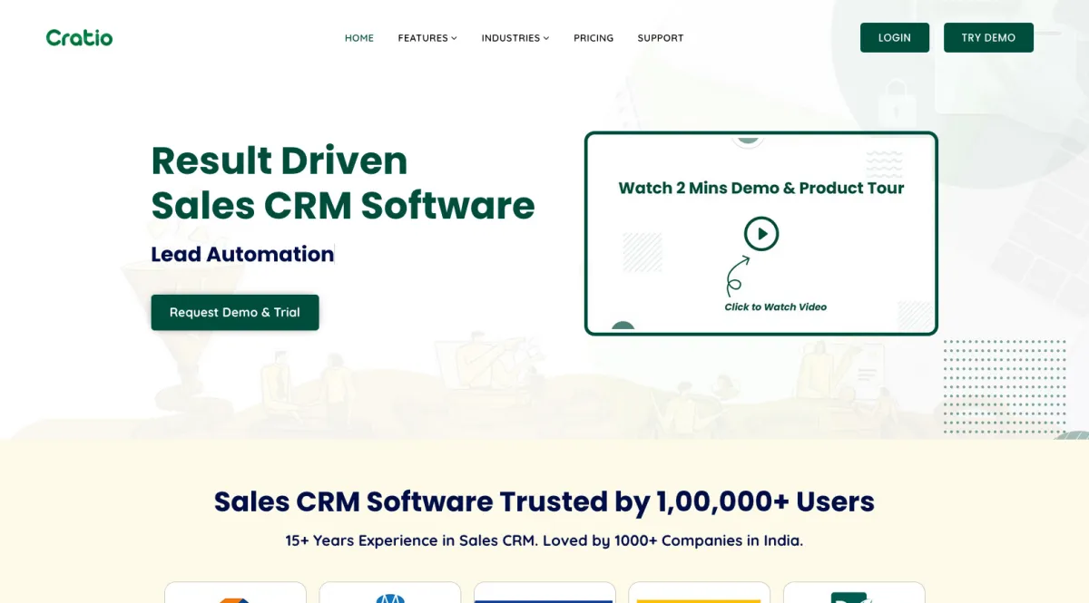 Interface Cratio CRM : image, ergonomie, alternatives Interface Cratio CRM : image, ergonomie, alternatives