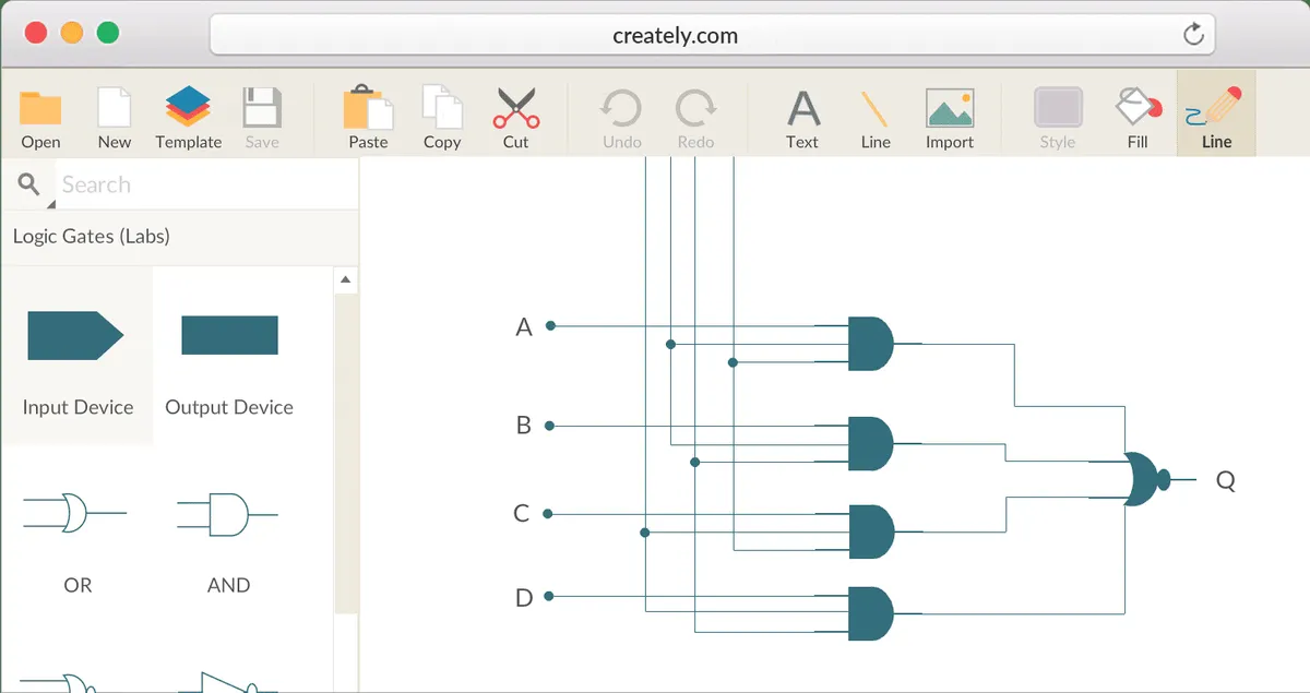 Interface Creately: image, ergonomie, alternatives Interface Creately: image, ergonomie, alternatives